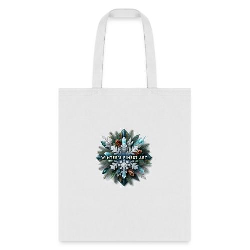 Intricate Frozen Evergreen T-Shirt - Tote Bag