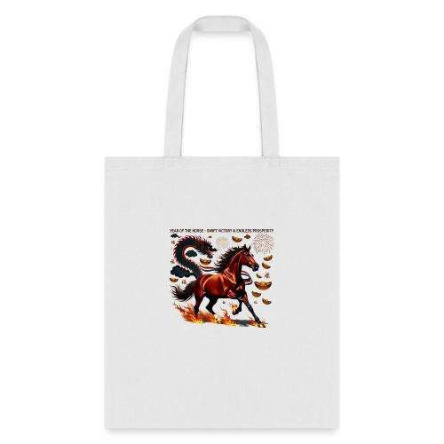 Year of the Horse Victory T Shirt, Lunar New Year - Tote Bag