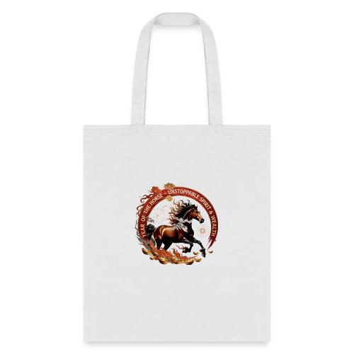 Year of the Horse Fiery Spirit T Shirt, Lunar New - Tote Bag