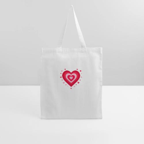 Layered Red & Pink Heart – Cute Valentine Love - Tote Bag