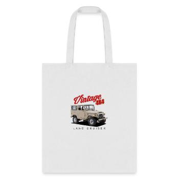 Vintage Land Cruiser - Tote Bag - white - Front