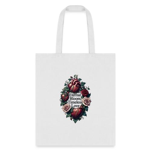 Eternal Bloom Timeless Love Entwined Hearts T-Shir - Tote Bag