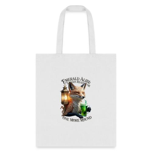 Emerald Alibi Fox Graphic Tee - Tote Bag