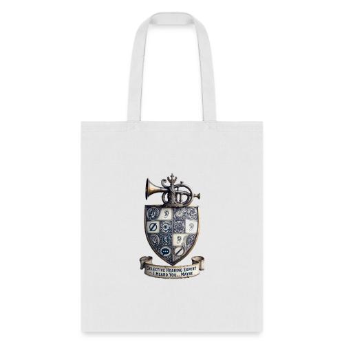 Selective Hearing Expert Crest T Shirt - Tote Bag