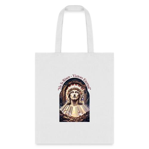 Easter He Is Risen Face of Christ T Shirt, Gift - Tote Bag