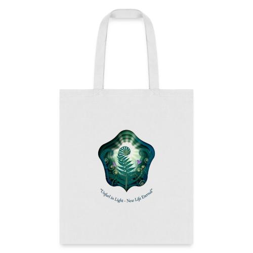Easter Unfurl in Light Resurrection T Shirt, Gift - Tote Bag