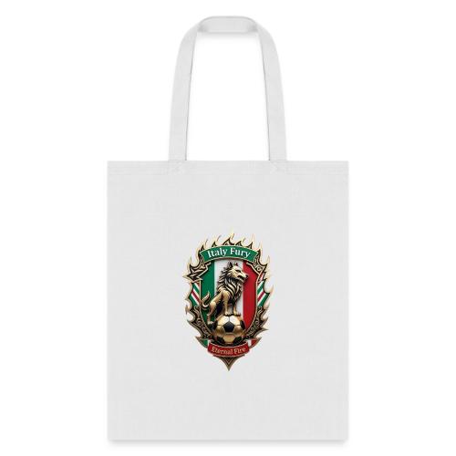 Italy Wolf Fury T-Shirt, Italian Flag Pride Gift - Tote Bag