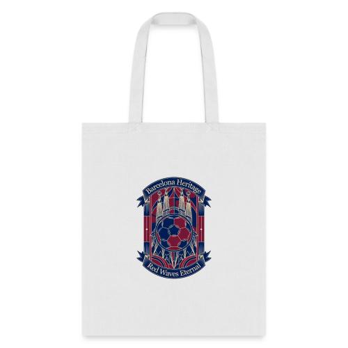Barcelona Red Heritage T Shirt, Barsa fan Gift - Tote Bag