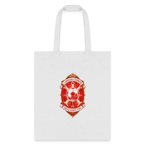 Red London Cannon T Shirt,Football City Pride Gift - Tote Bag