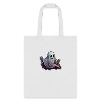 A very terrifying ghost 6 - Tote Bag - white - Front