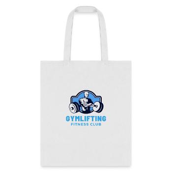 gymlifting fitness t shirt - Tote Bag - white - Front