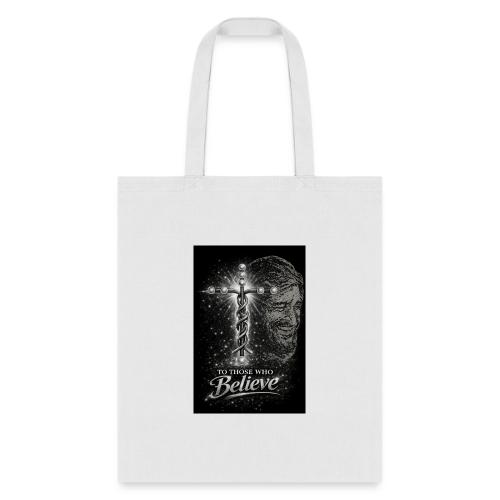 Rare Portrait of Jesus Smiling shows Love for All. - Tote Bag