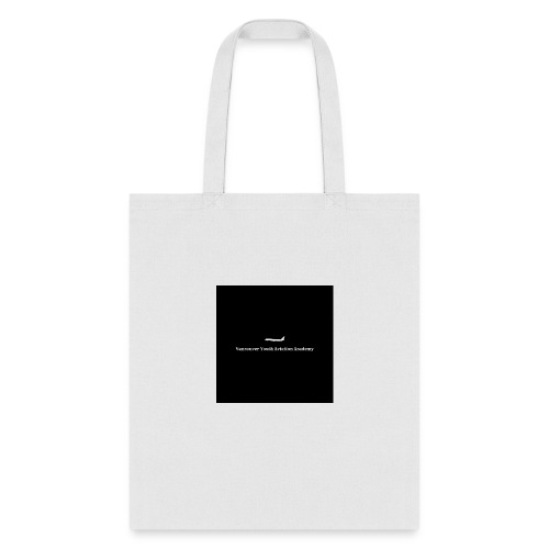 White on Black logo - Tote Bag