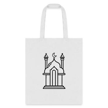 Mosque transparent religious place of worship. - Tote Bag - white - Front