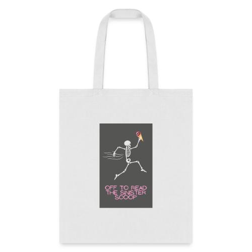 Skeleton Off to Read - Tote Bag