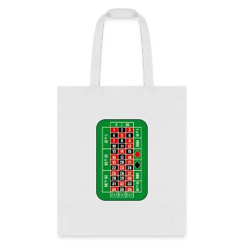 Table casino - Tote Bag - white - Front