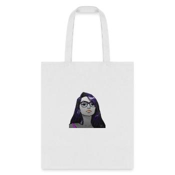 girl - Tote Bag - white - Front
