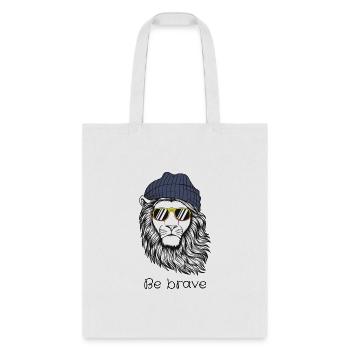 Be brave design - Tote Bag - white - Front