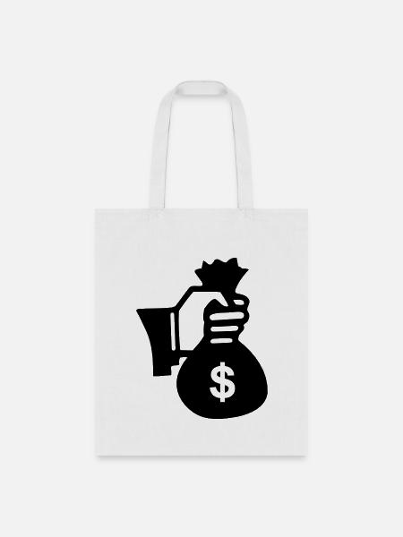Money - Tote Bag - white