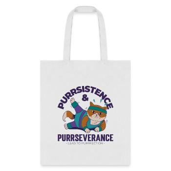Funny Cat - Tote Bag - white - Front
