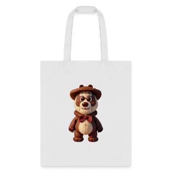 Teddy Bear Smore - Tote Bag - white - Front