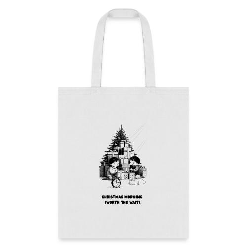 Christmas Morning T-Shirt | Minimalist Kids Gifts - Tote Bag