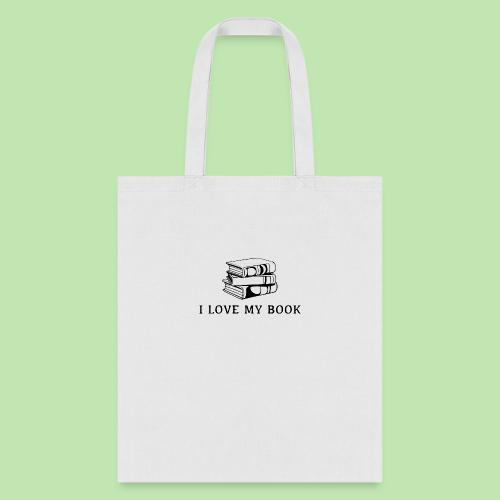 I love my book t-shirt - Tote Bag