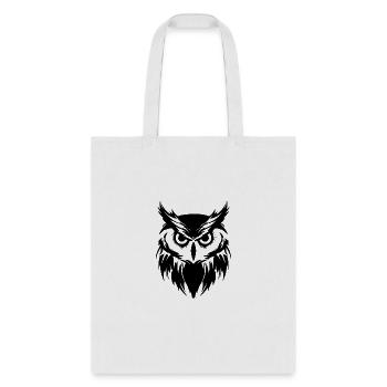 Owl Bird Birds - Tote Bag - white - Front