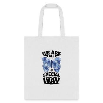 Autism butterfly - Tote Bag - white - Front