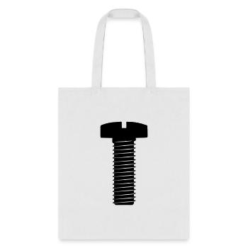 Screw bolt straight head - Tote Bag - white - Front
