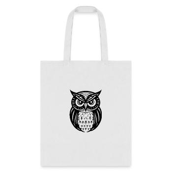 Owl Bird Birds - Tote Bag - white - Front
