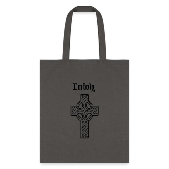 Imbolg Black Logo and Cross Front & Back