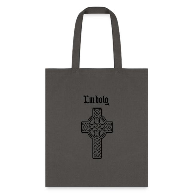 Imbolg Black Logo and Cross Front & Back