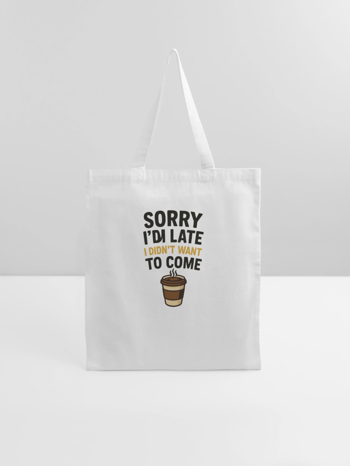 Sorry - Tote Bag - white - Front