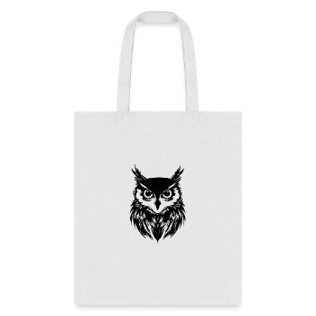 Owl Bird Birds - Tote Bag - white - Front