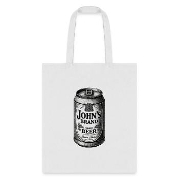 John's beer brand - Tote Bag - white - Front
