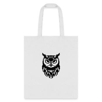 Owl Bird Birds - Tote Bag - white - Front
