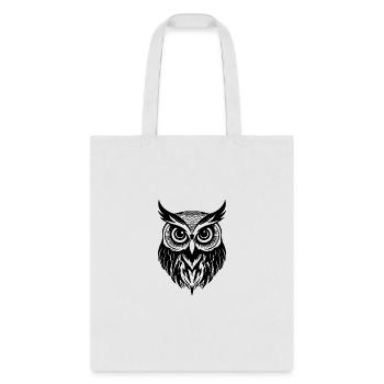 Owl Bird Birds - Tote Bag - white - Front