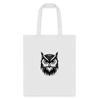 Owl Bird Birds - Tote Bag - white - Front