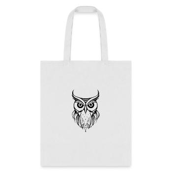 Owl Bird Birds - Tote Bag - white - Front