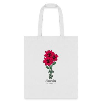 December Flower - Tote Bag - white - Front