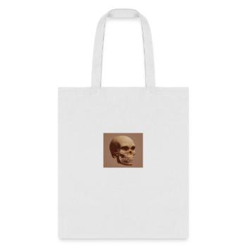 HEAVY SKULL - Tote Bag - white - Front