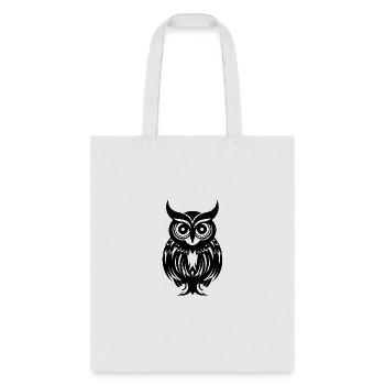 Owl Bird Birds - Tote Bag - white - Front