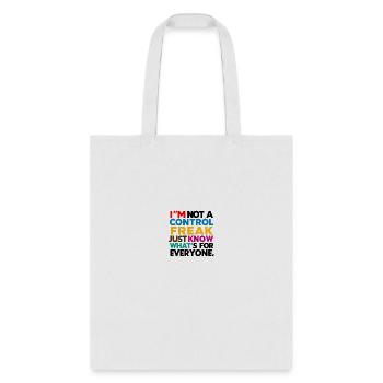I'm not a control freak - Tote Bag - white - Front