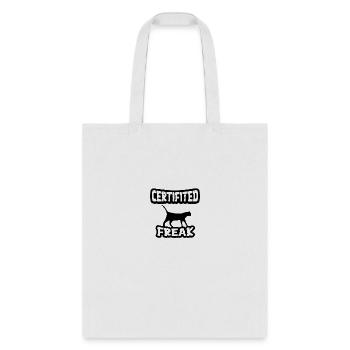 certifited freak - Tote Bag - white - Front