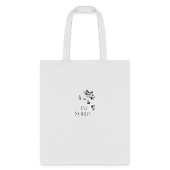 Iam sorry - Tote Bag - white - Front