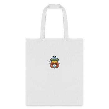 "Galactic Abduction Chic" - Tote Bag - white - Front