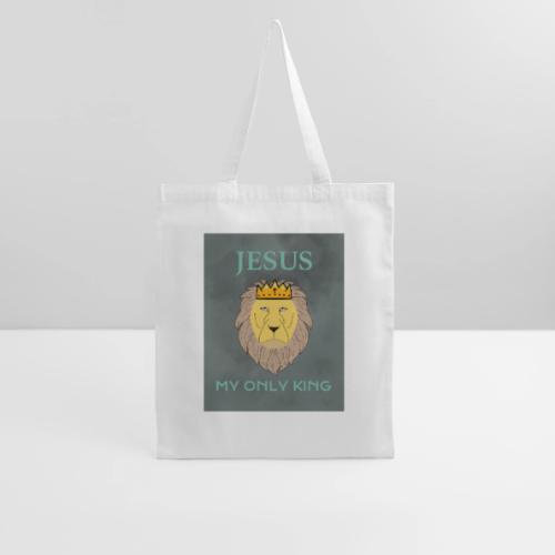 Jesus My Only KIng w background - Tote Bag