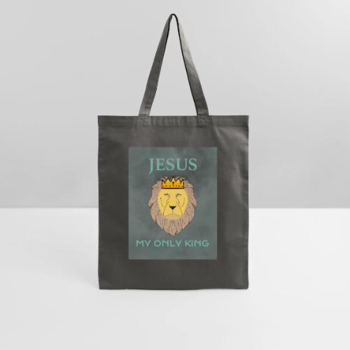 Jesus My Only KIng w background - Tote Bag