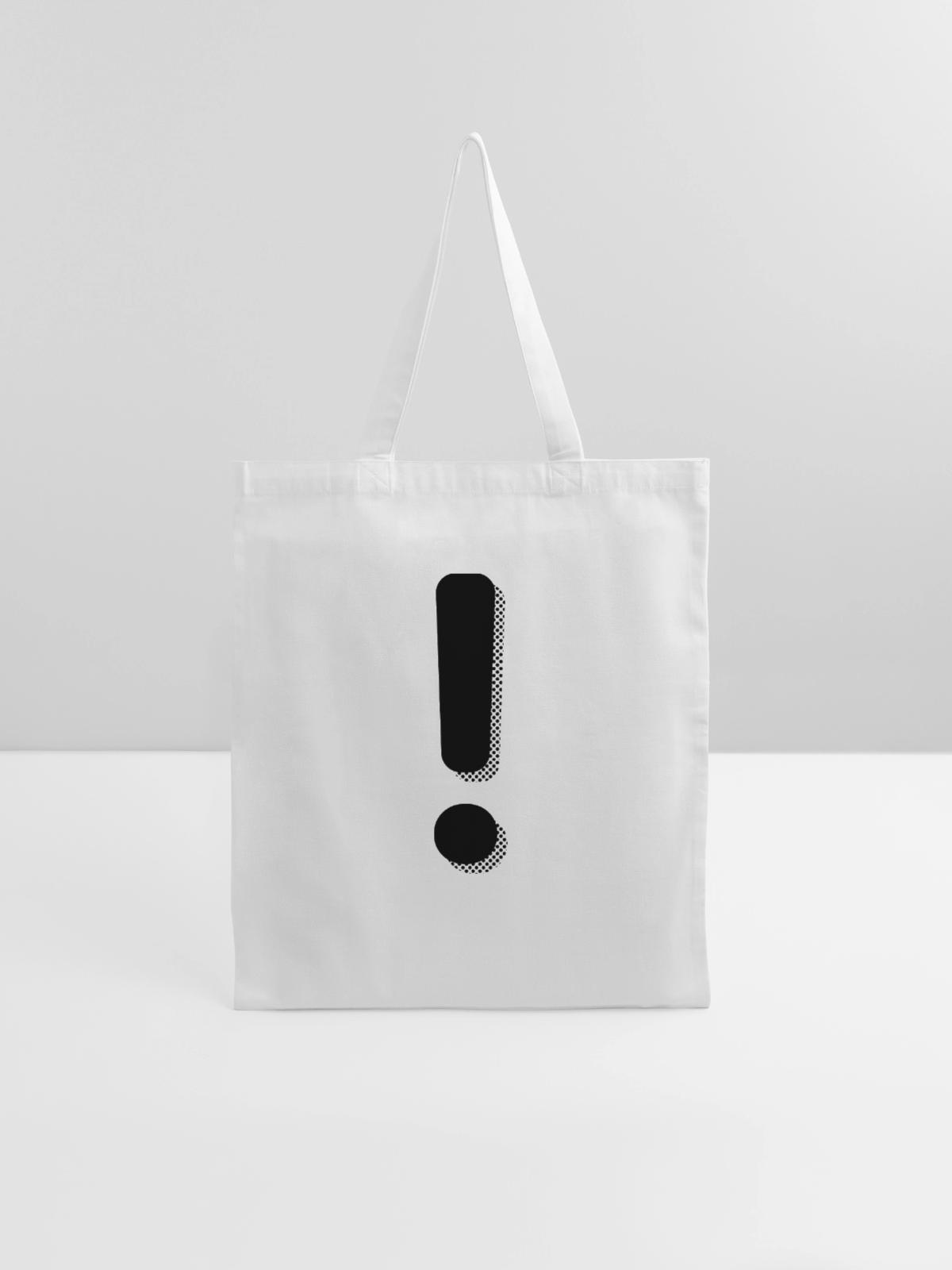 Exclamation Mark - Tote Bag - white - Front